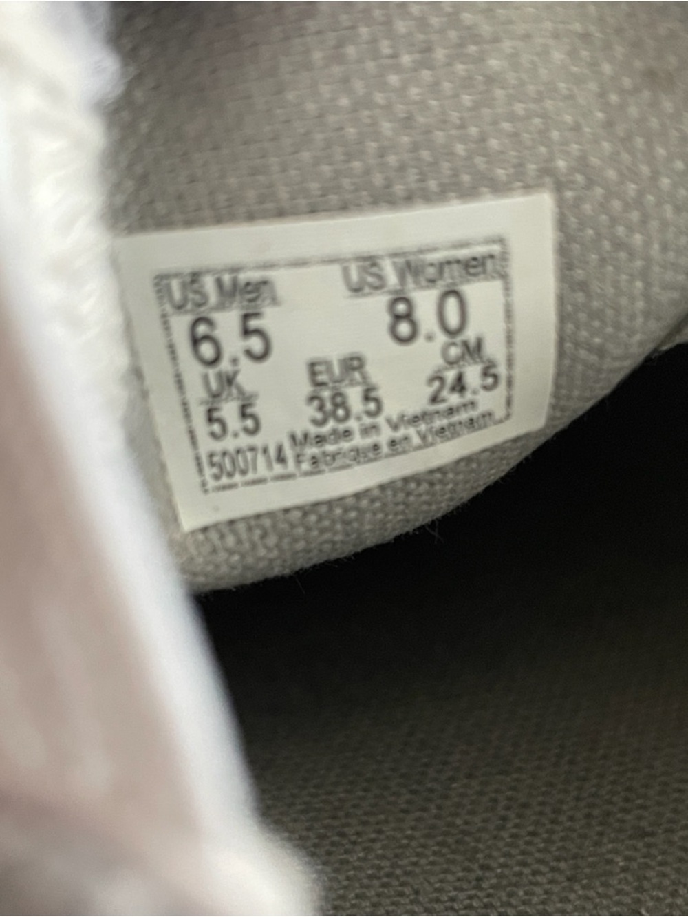 Vans Slip-On Corduroy Loafers in Gray and White - Picture 10 of 10